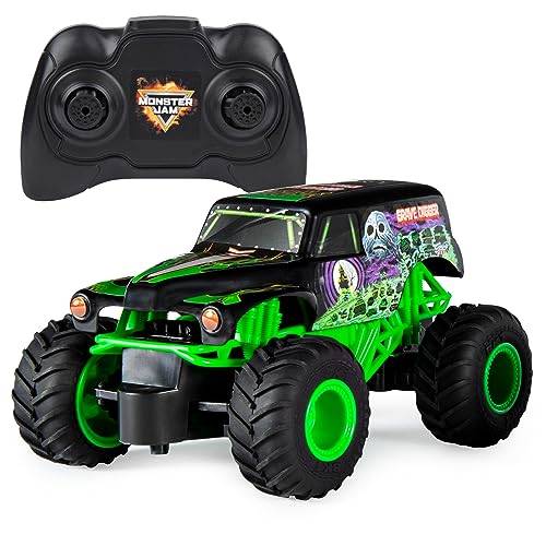 Official Monster Jam Graveyard Digger Remote Control Monster Truck, 1:24 Scale, 2.4GHz, Ages 4+