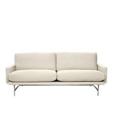 Fritz Hansen - PL112 Lissoni 2-sits, Läder, Elegance Walnut - Soffor - Piero Lissoni - Brun