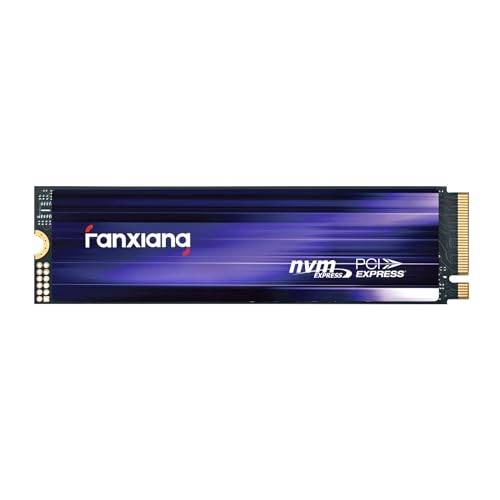 fanxiang S880 1 TB SSD NVMe SSD M.2 2280 PCIe 4.0 Gen4x4 1 TB intern SSD, upp till 7300 MB/s uppspelning, kompatibel med PS5 stationära och bärbara datorer