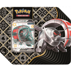 Pokémon TCG: Scarlet & Violet - Paldean Fates Tin Shiny Iron Treads ex (USA ed med 5 Boosters)