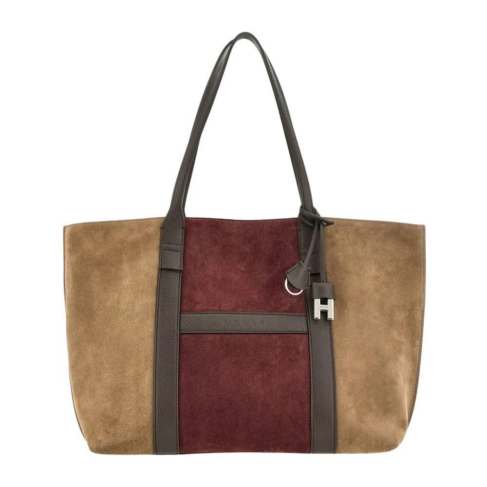 Hogan Medium Script Shopping Bag - Tasker - Dame - Flerfarvet - ONE SIZE - Læder
