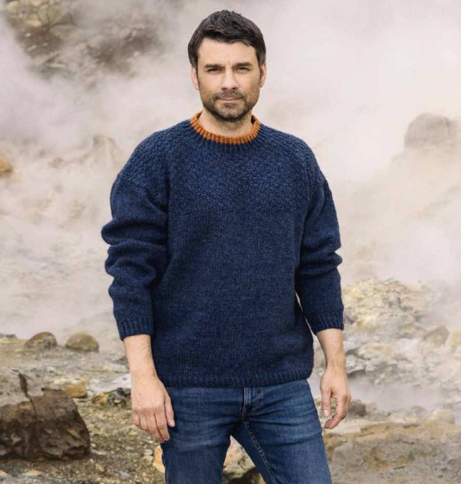 Strikkeopskrift - Sweater "Viktor" 41-14 - "Lettlopi" (Sendes straks)