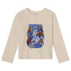 Kuling GOTS Athens Mönstrad Långärmad T-shirt Manne Jalilian 122/128 cm  Blå  122/128 cm  Unisex