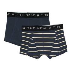 The New Boxershorts - 2-pack - Mood Indigo m. Ränder - The New - 11-12 år (146-152) - Boxershorts
