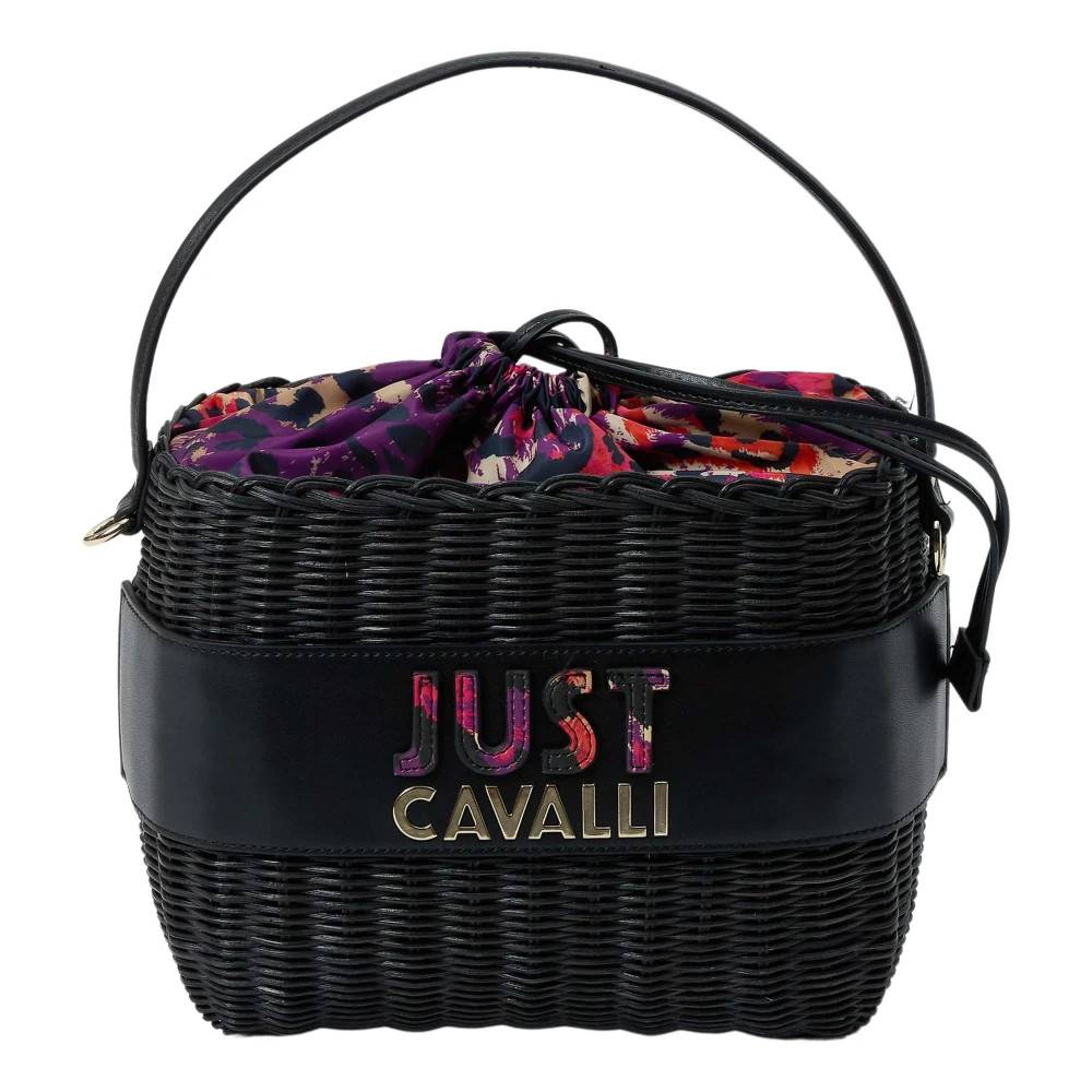 Just Cavalli - Flätad Logohinkväska Väskor - Dam - ONE Size - Polyester