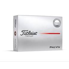 Titleist Pro V1x Enhanced Alignment - Black Stripe - White