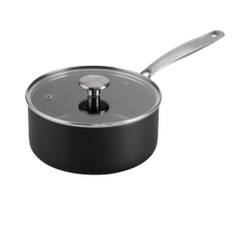 Combekk kastrull med stålhandtag 18 cm/3,7 liter, svart - Svart