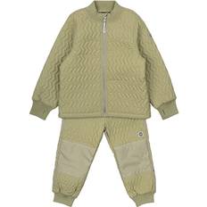Mikk-Line Termotøj - Duvet - Coated - Gray Green - Mikk-Line - 6 år (116) - Termotøj