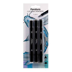 Panduro colour markers 3-pack – Cool grey tones #CG1, CG4, CG7 - Grå