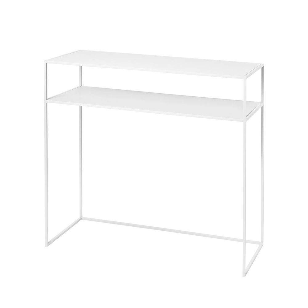 Fera Konsolbord med hylde Hvid - Blomus.