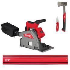 Milwaukee M18 FPS55-0 Dyksav inkl. skinne, økse og kniv