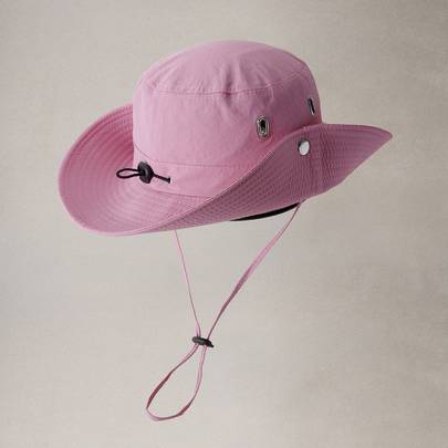 1 st. hinkhatt för kvinnor cowboyhatt solhattar justerbara lågprofil ostrukturerade enfärgade för kvinnor för utomhusresor presenter - Rosa