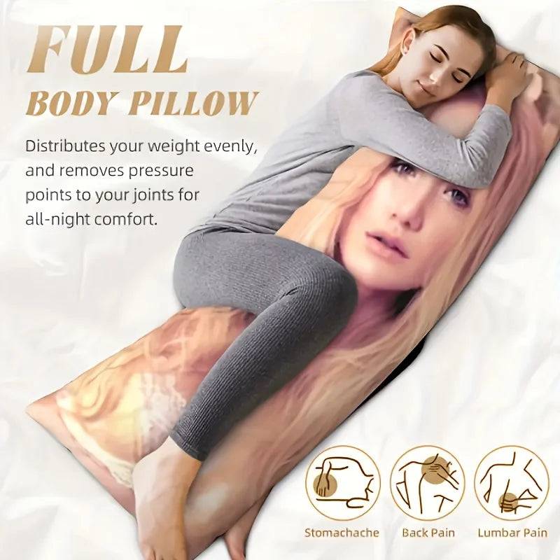 long body pillow, bed pillow, a customizable sofa long pillow - Without pillow core / 50x137cm (50x137cm)