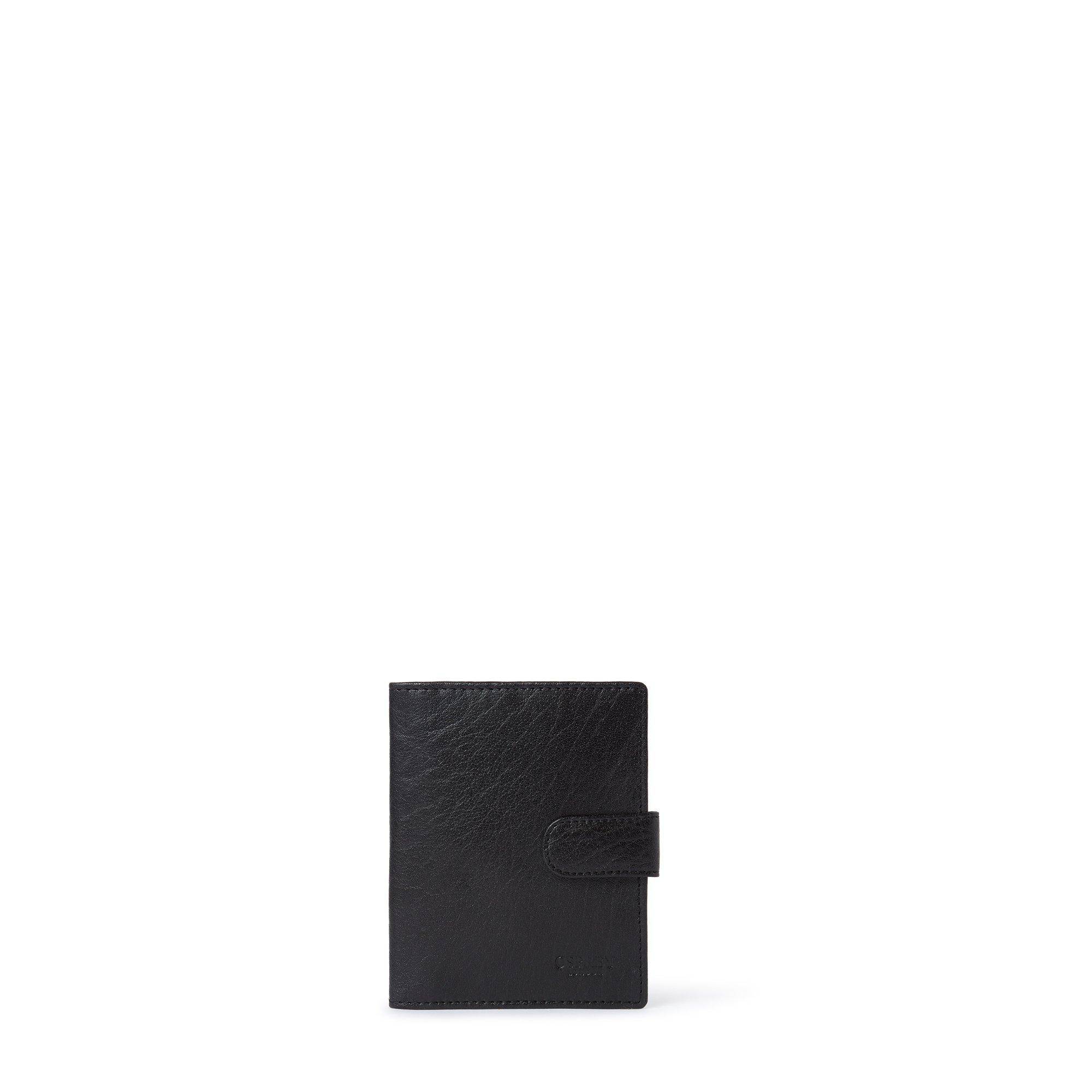 Osprey London Men's Passport Holder Leather Embossed Billfold Wallet