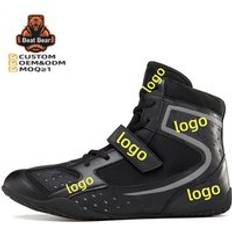 Custom boxing shoes Professional Wholesale Mesh Breathable Non-slip Kickboxing Shoe Boxing Boot Wrestling Shoes For men