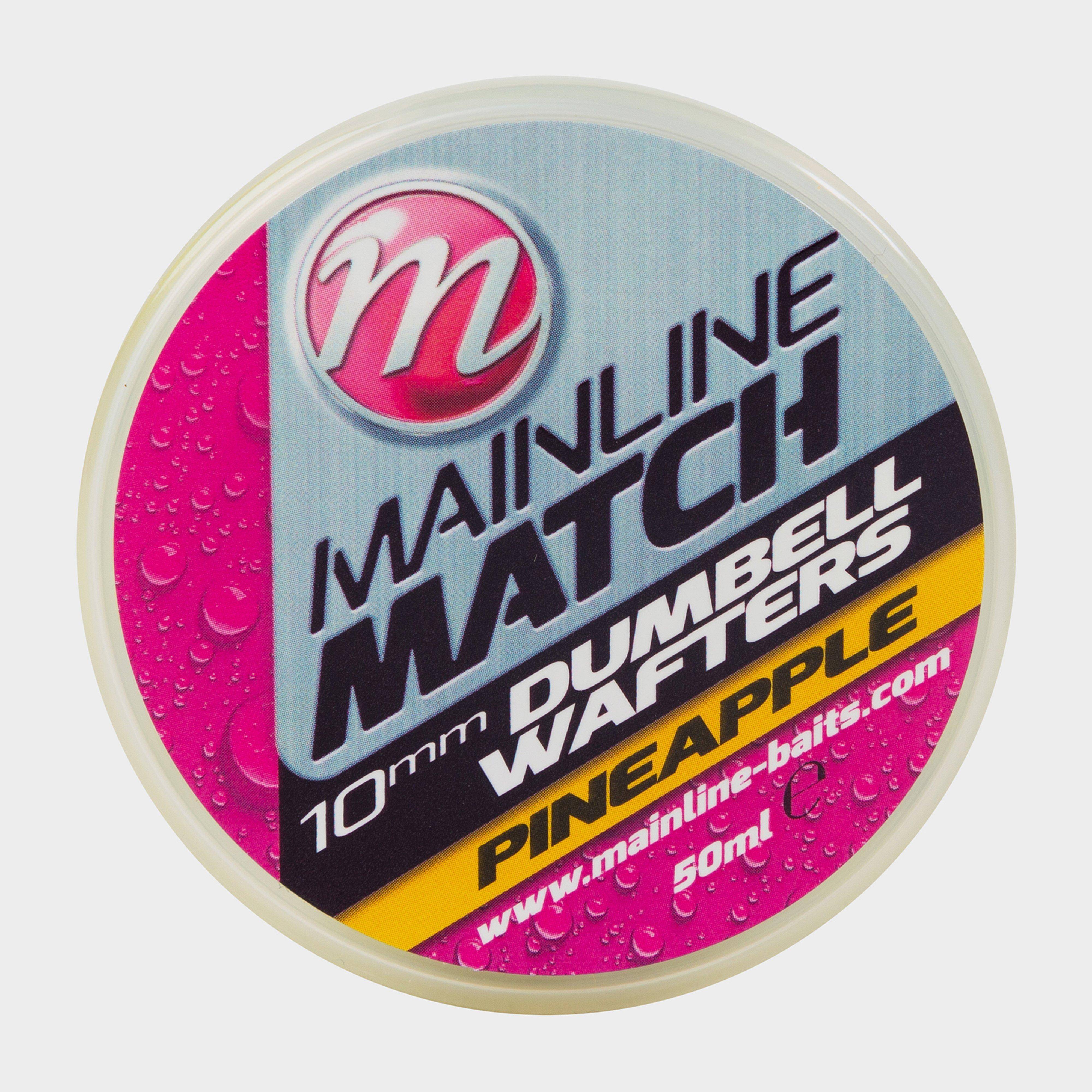 Mainline Match Dumbell Wafters 10mm Yellow Pineapple, Pink