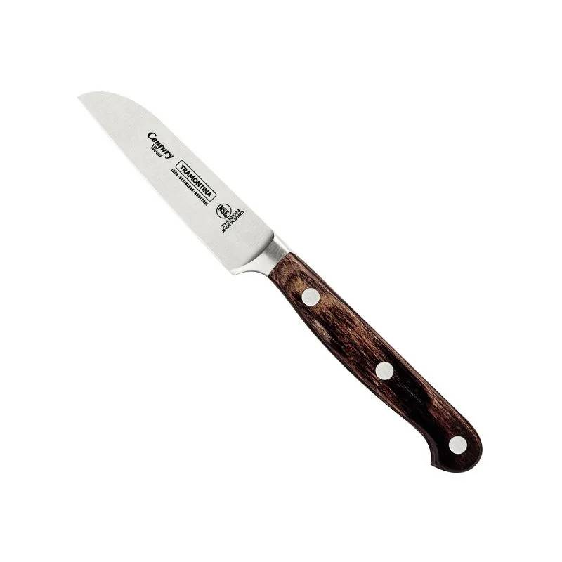Tramontina Century Wood Proffesionel Fuldsmedet knivserie - Grøntsags kniv 18.4 cm