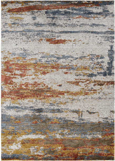 Gulvtæppe Loomery Troye Terracotta polyester 150x80 cm.