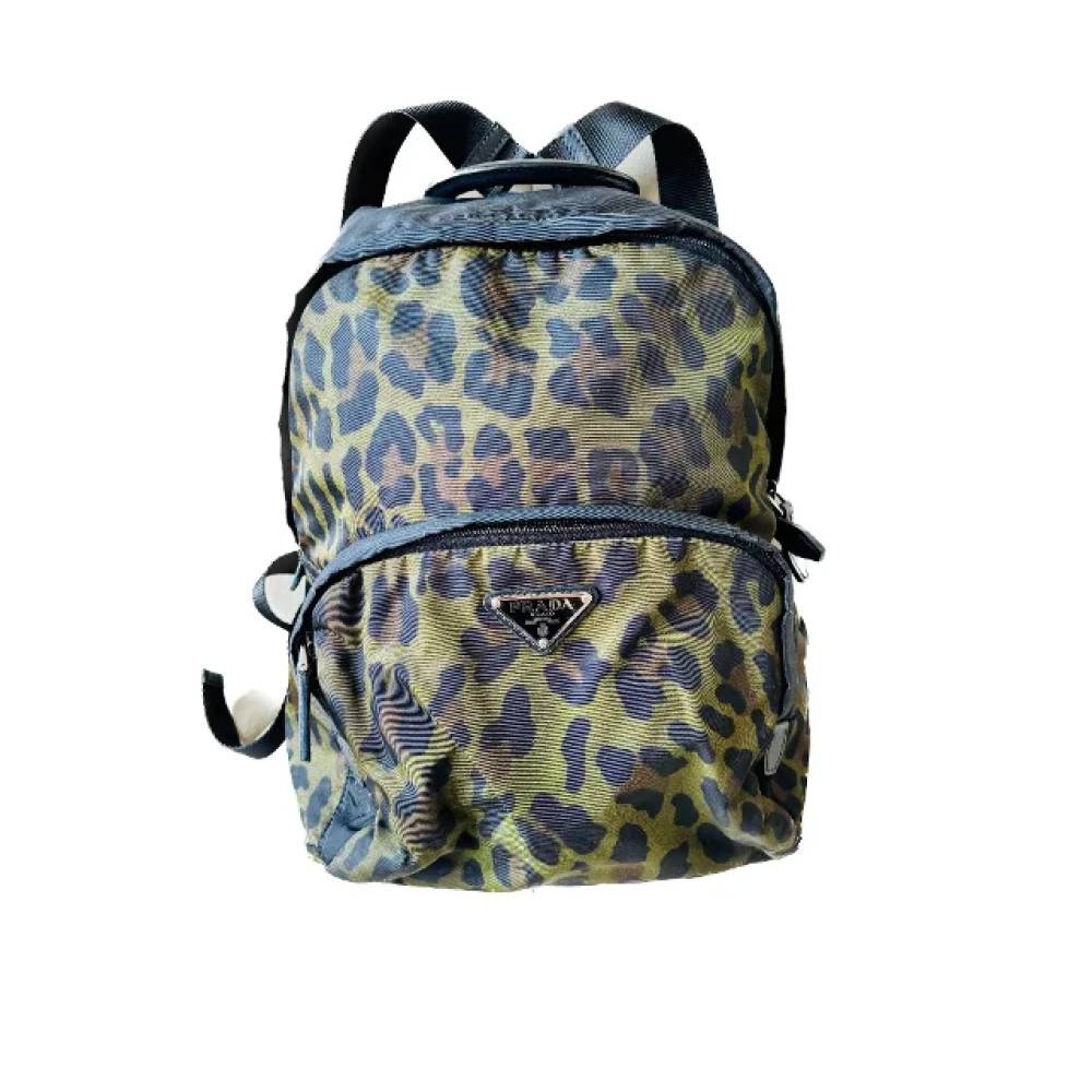 Prada Vintage Pre-owned Canvas prada-tasker - Vintage - Dame - Flerfarvet - ONE SIZE - Nylon