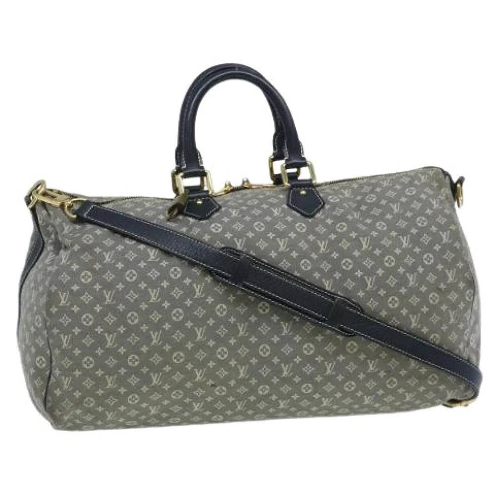 Louis Vuitton Vintage Pre-owned Vintage Canvas Håndtaske - Vintage - Dame - Blå - ONE SIZE - Tyl