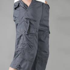 TEMU Men's Cargo Shorts Pants Outdoor Hiking Multi-pocket Utility Shorts, , For Summer Hiking Cycling