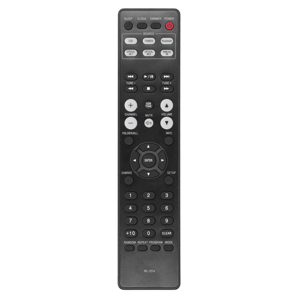 Ingen programmering nødvendig. Erstatningsfjernbetjening til Denon AV-receiver, Fjernbetjening med indbygget og 10m rækkevidde, God kvalitet, God