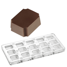 Pavoni Magnetform til chokolader / Chokoladeform i Polycarbonate MM12 - Rektangel