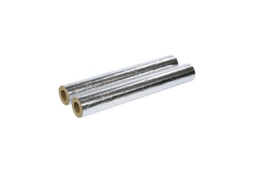 Rockwool 800 rørskål med tape til 76 mm rør, 50 mm isoleringstykkelse, 1 meter, 36 stk