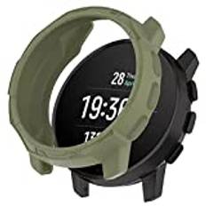 KUTEWEU Fodral kompatibla med Suunto 9 Peak/Suunto 9 Peak Pro skyddsfodral TPU-skydd mjukt stötdämpande skal för Suunto 9 Peak/Suunto 9 Peak Pro Sports Smartwatch (grön)