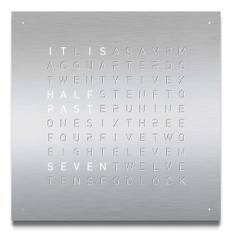 QLOCKTWO Classic Wall Clock Metal QT4ENSS