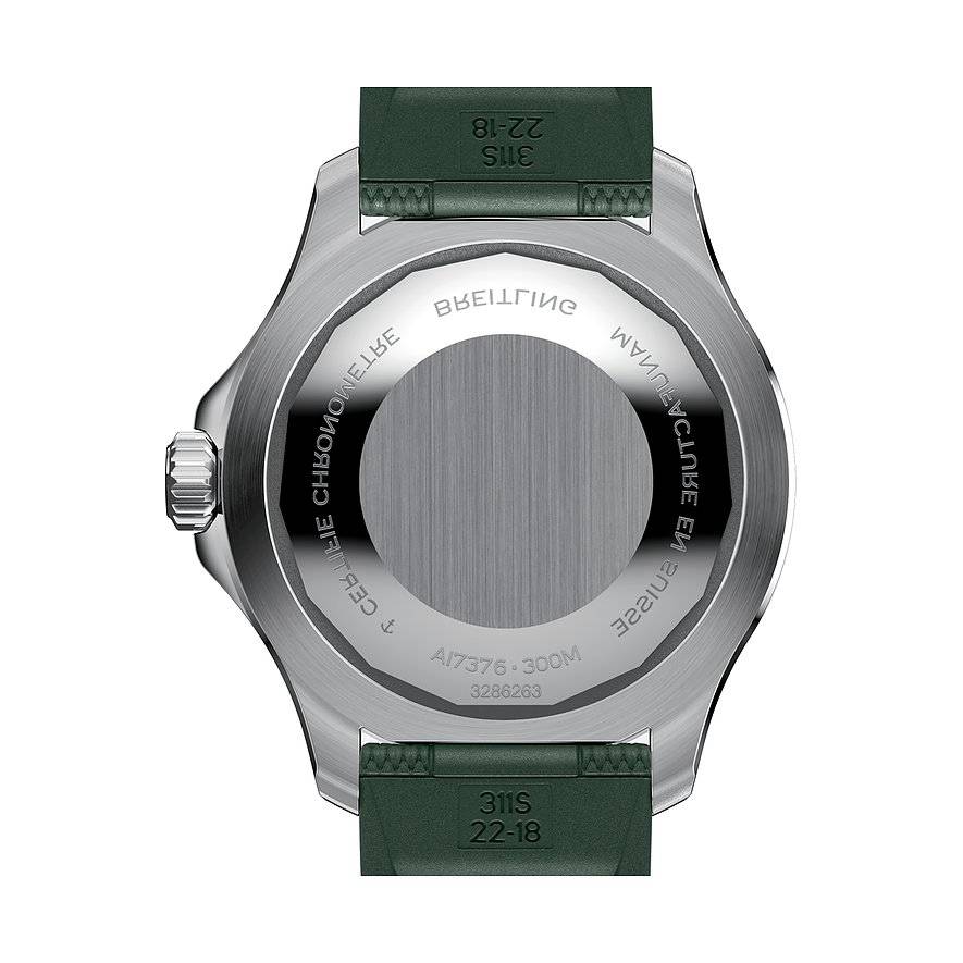 Breitling Herrenuhr Superocean Automatic 44 A17376A31L1S1 - silber