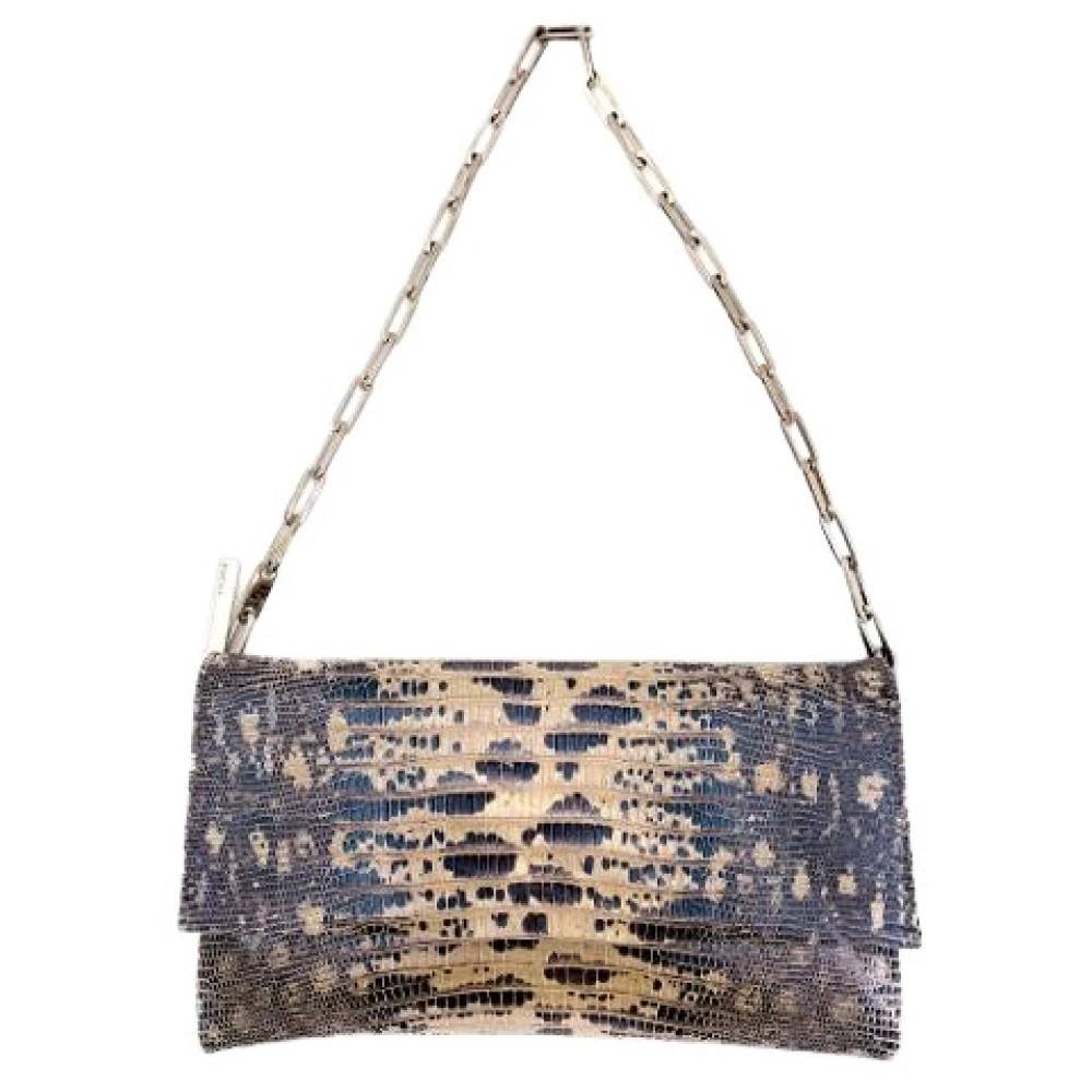Gucci Vintage Pre-owned Læder Clutch - Vintage - Dame - Flerfarvet - ONE SIZE - Læder