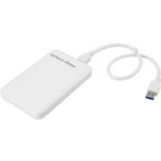 Vktech 2.5 tums hdd-hölje usb 3.0 to sata 3.0 6 gb/ s hdd-hårddisk extern hdd-hölje box stöder 3tb hårddiskar - Vit