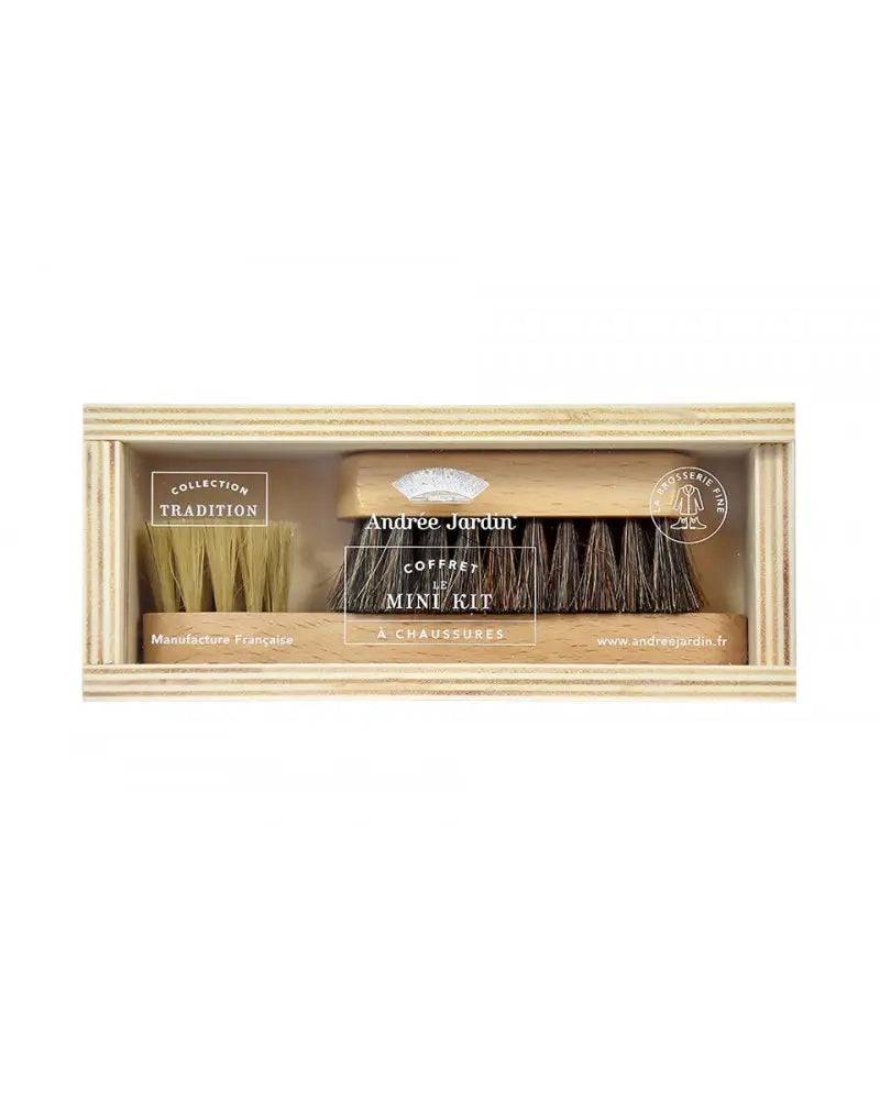 Mini shoe brush kit