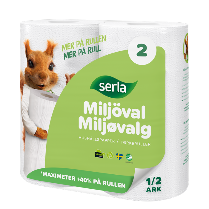Serla Hushållspapper 2-pack