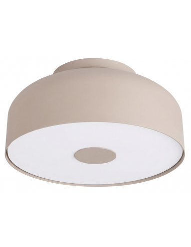 OMIQ Plafond i stål og PVC Ø30 cm 4 x E27 - Taupe