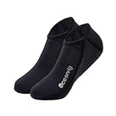 nitescuba 2,5 mm neopren strumpor, dykning för män och kvinnor, finstrumpor, halkfria och vattentäta strumpor för dykning, surfing och andra vattensporter, Svart, Large