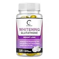 Best Glutathione Skin Whitening (120 Capsules) Natural Anti Aging Supplement