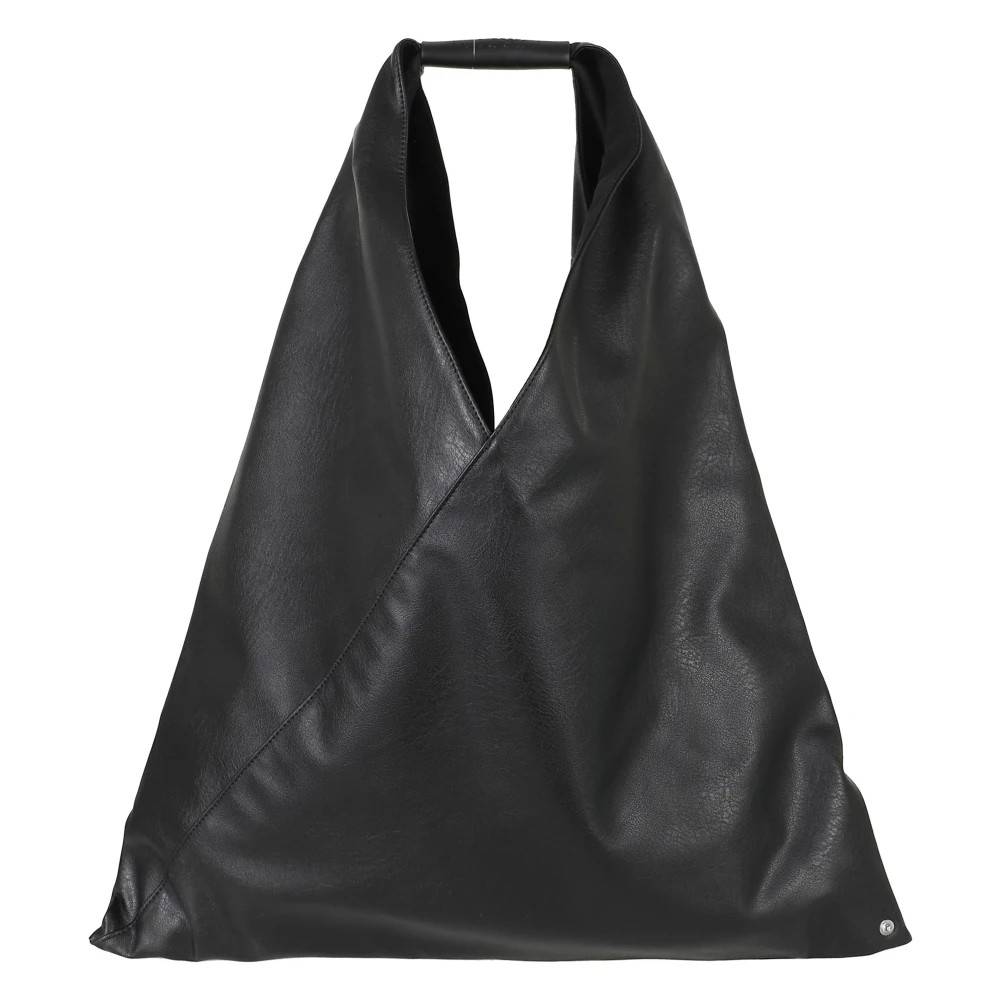 MM6 Maison Margiela Klassisk japansk håndtaske - Tasker - Dame - Sort - ONE SIZE - Læder