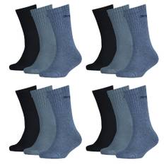 PUMA Junior Crew Socks 12er Multi Pack, denim blue - 27-30 / blau