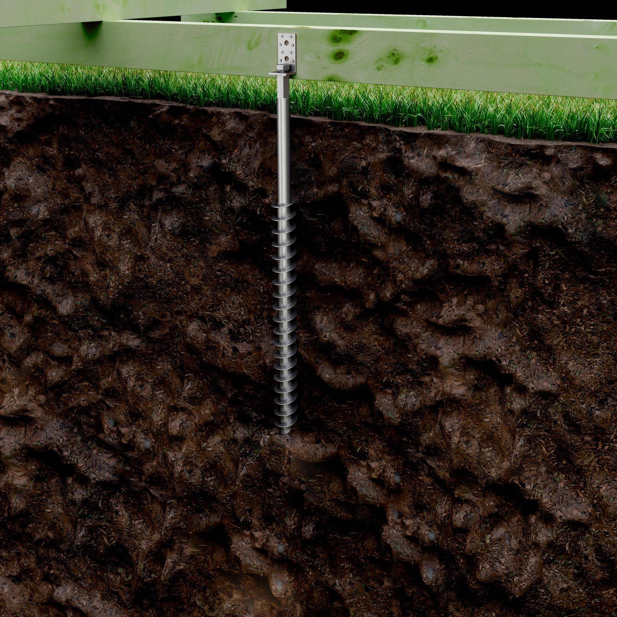 GROUNDPLUG M20 Twister Skruefundament