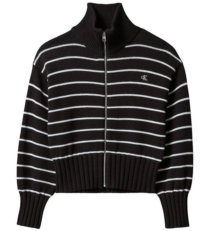 Calvin Klein Cardigan - Stickad - Svart - Calvin Klein - 16 år (176) - Cardigan