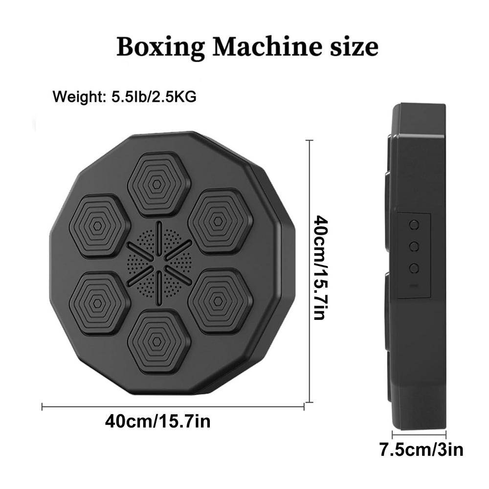 Boxing Machine Music Smart Fun Wall Mounted Indoor Agility Reaction Exercise Equipment Electronic Target boxing training device kids Gloves set
