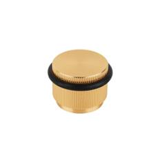 Arpa Floor | Dørstopper i Børstet Messing - Ø 45 mm x H 30 mm