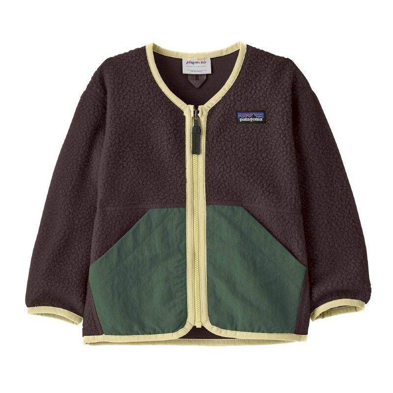 Patagonia Baby Shearling Jkt - Regnjacka - Børn Den Brown 12 månader