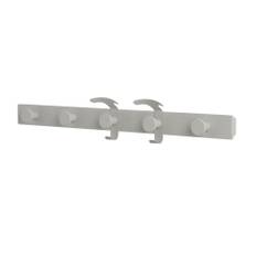 Muuto - Plank Coat Rack Grey / Grey - Klädhängare - Kim Colin,Sam Hecht - Beige