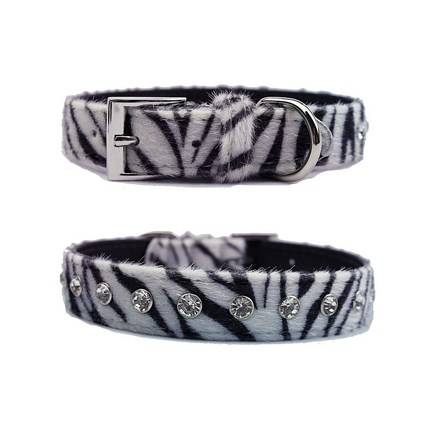 Hundhalsband animal print, S