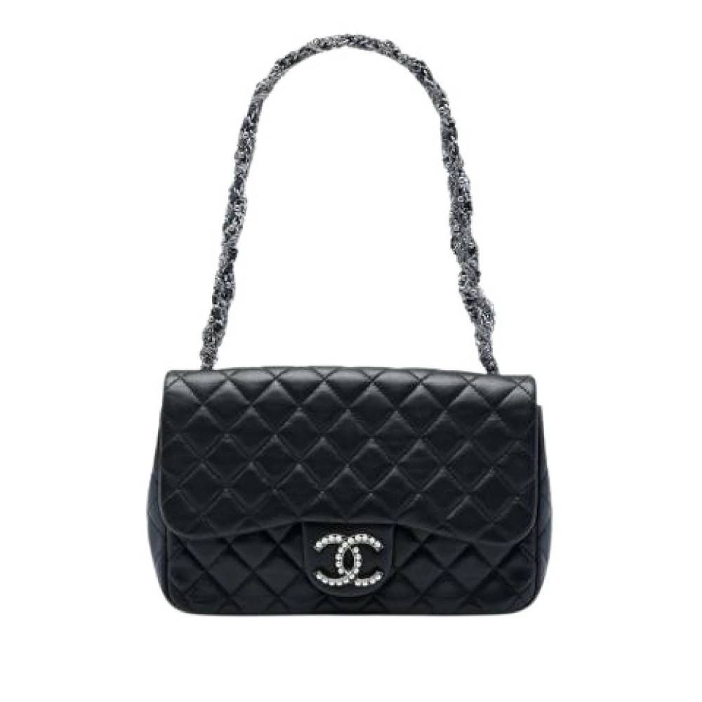 Chanel Vintage Pre-owned Westminster Flap Skuldertaske - Vintage - Dame - Sort - ONE SIZE - Uld