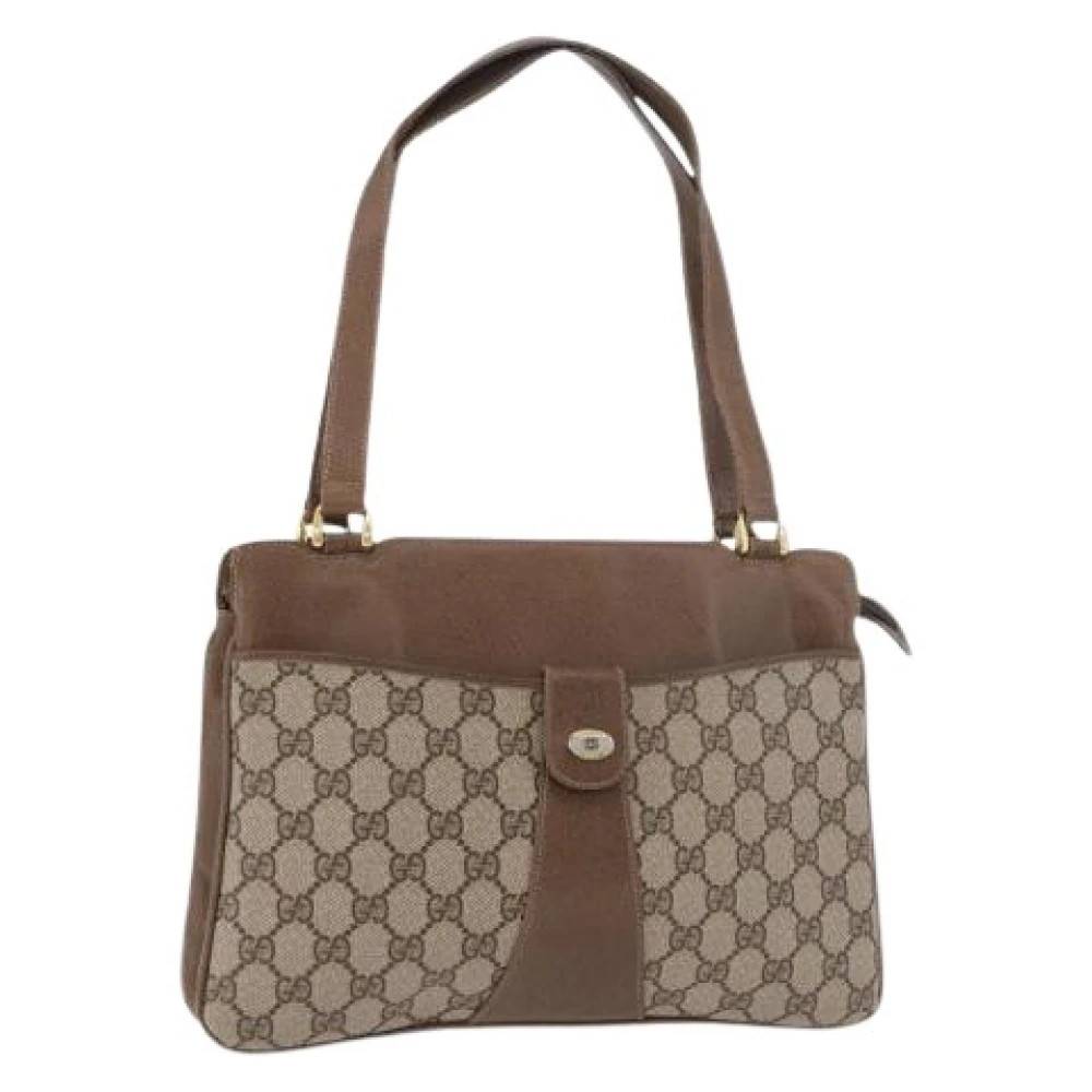 Gucci Vintage Pre-owned Vintage Skuldertaske - Vintage - Dame - Brun - ONE SIZE - Uld