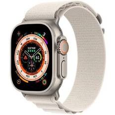 Apple Watch Ultra (2022) | 49 mm | GPS + Cellular | sølv | Alpine Loop Polar Star Medium